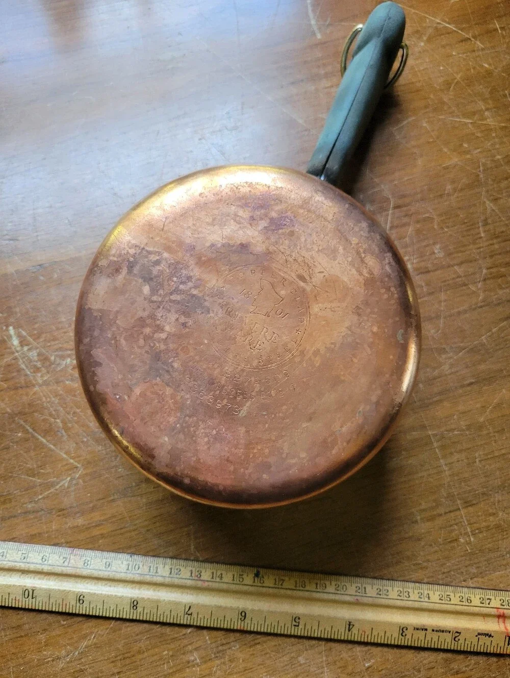 Vintage Revere Ware Copper Bottom 1 Qt & 3 Qt Saucepan Pot Set
